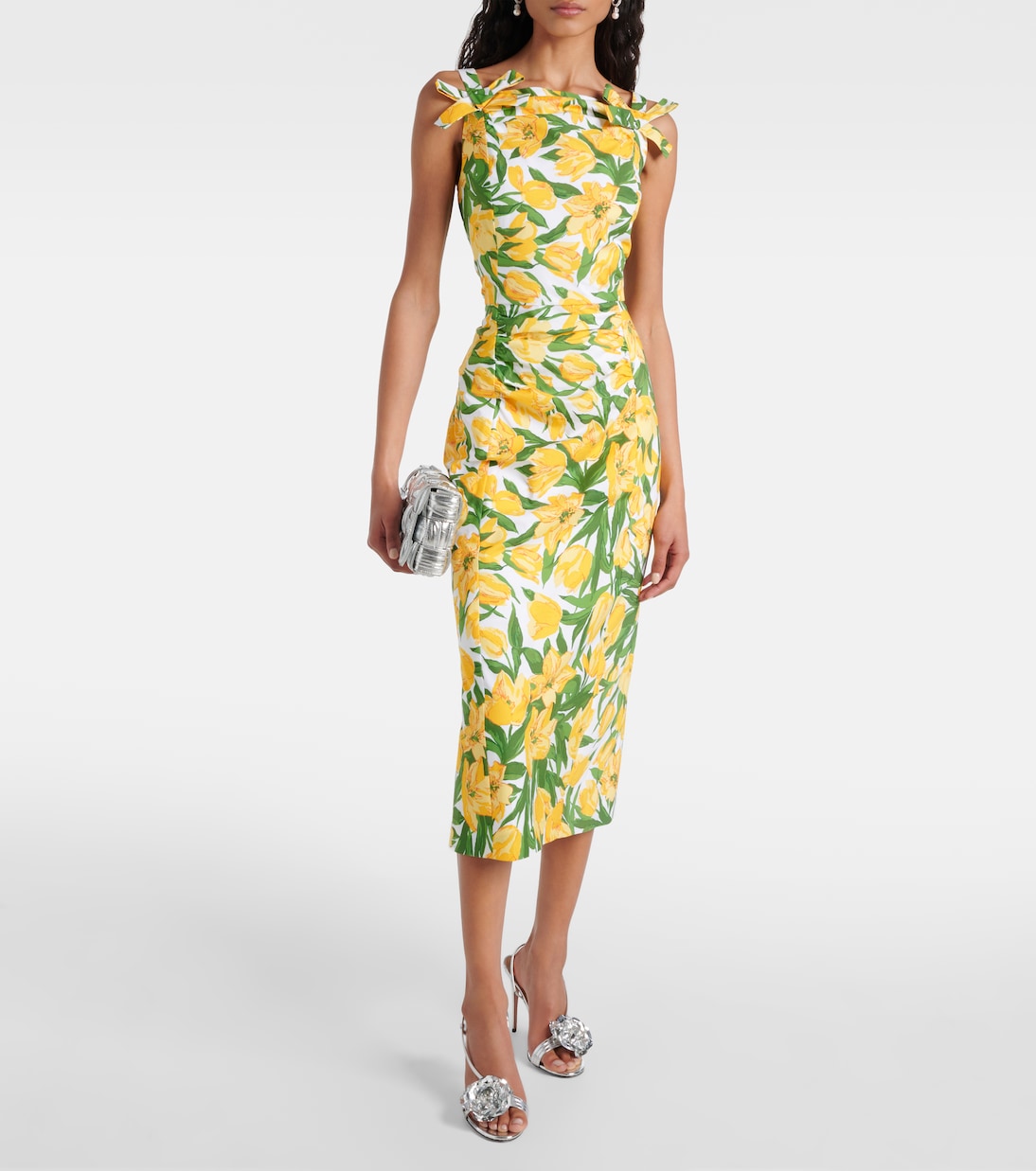 Midikleid aus Popeline | Carolina Herrera
