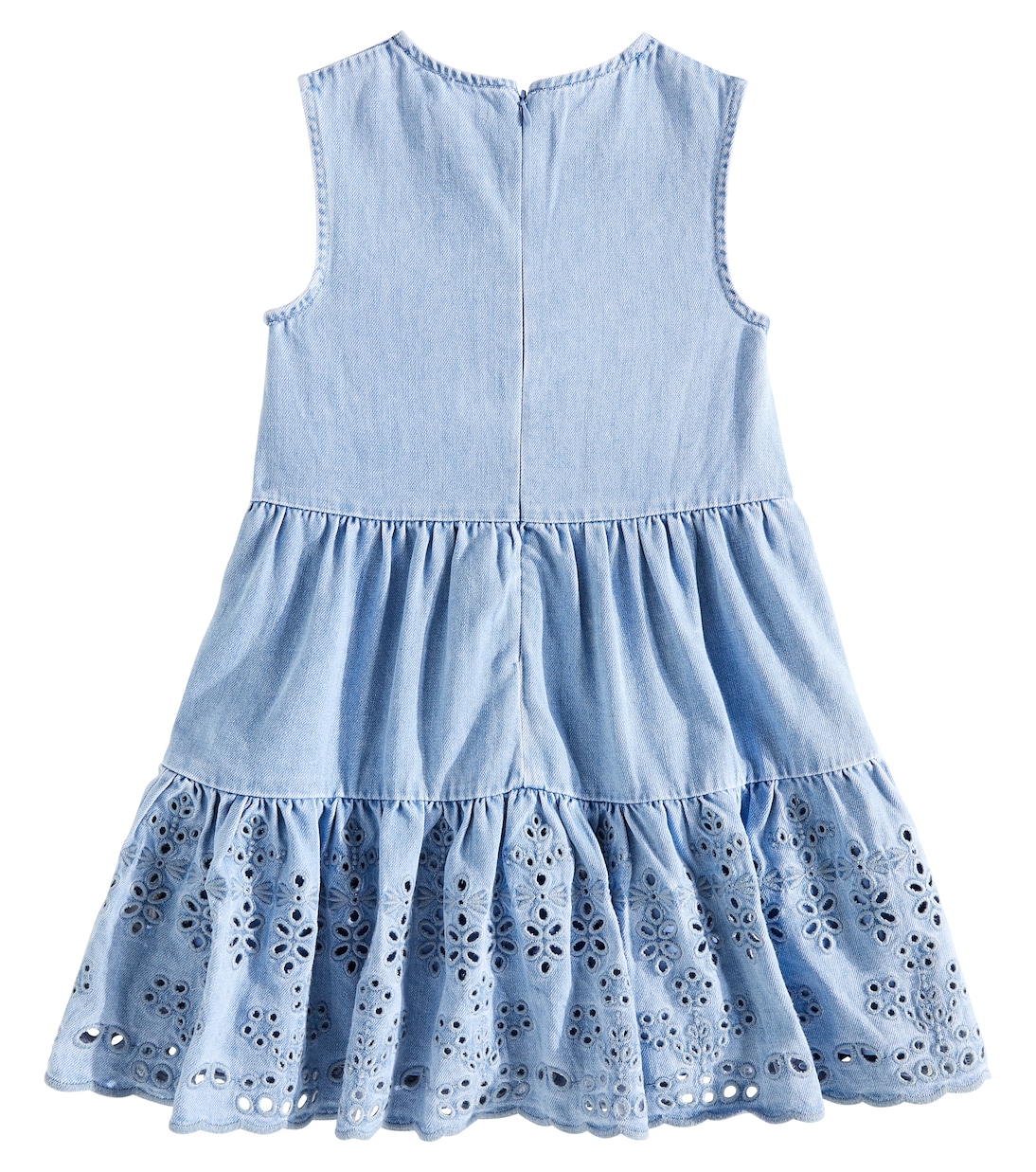 Abito in denim e sangallo | Self-Portrait Kids
