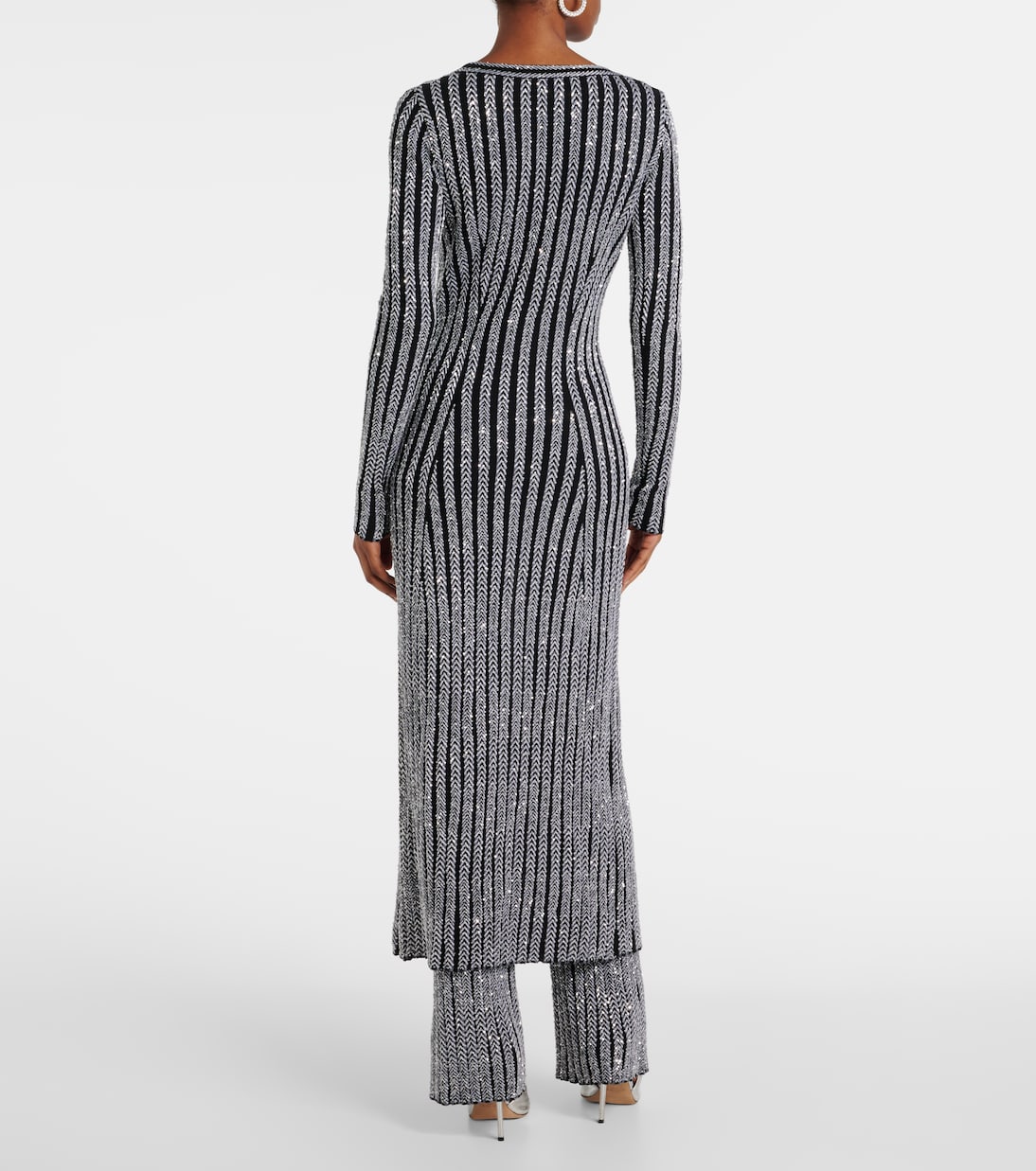 Vestido Laminado Missoni de Media Longitud para Jóvenes Modernos