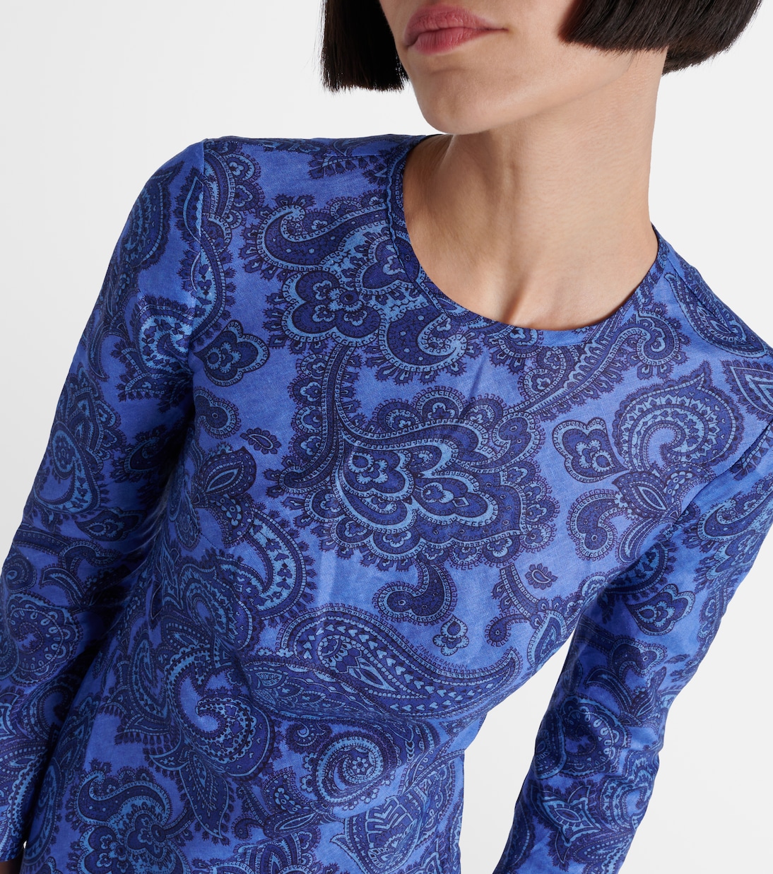 Robe longue Ottie Bias en lin | Zimmermann