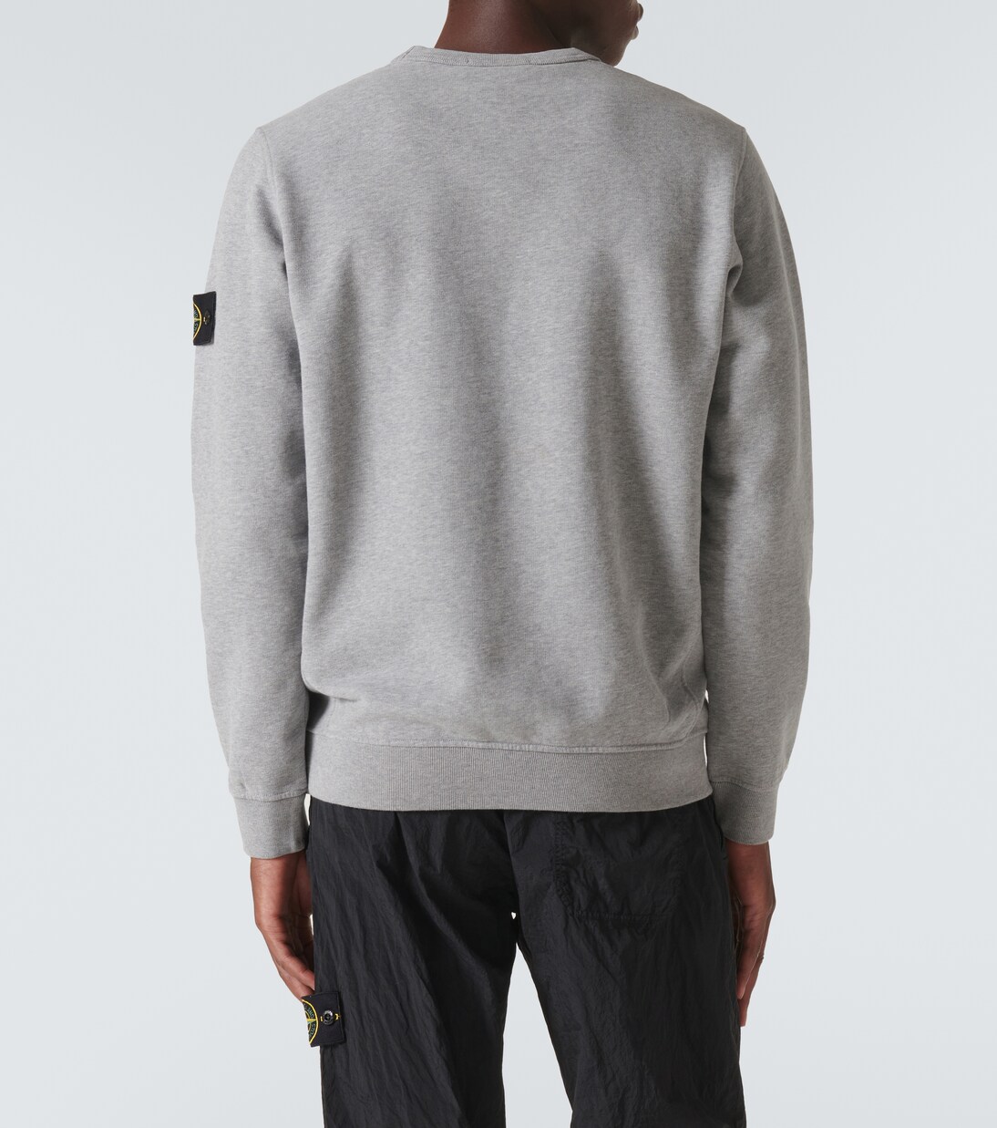 Grey stone island t shirt 2025