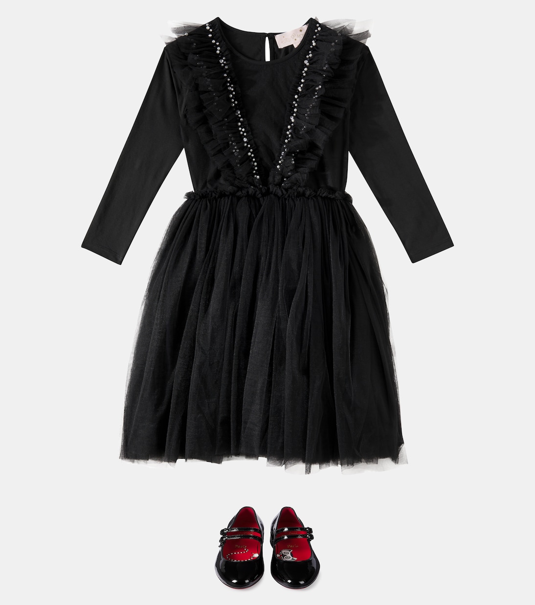 Kleid Tiny Dancer aus Baumwolle mit Tüll | Tutu Du Monde