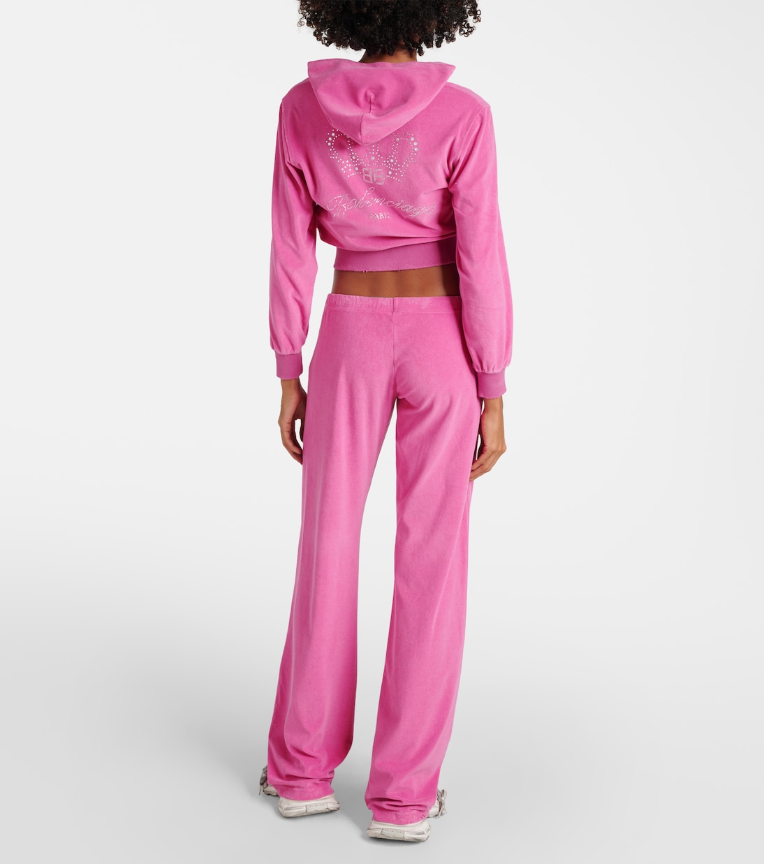 Sudadera de Terciopelo Balenciaga Bb Motel con Corte Moderno para Jóvenes