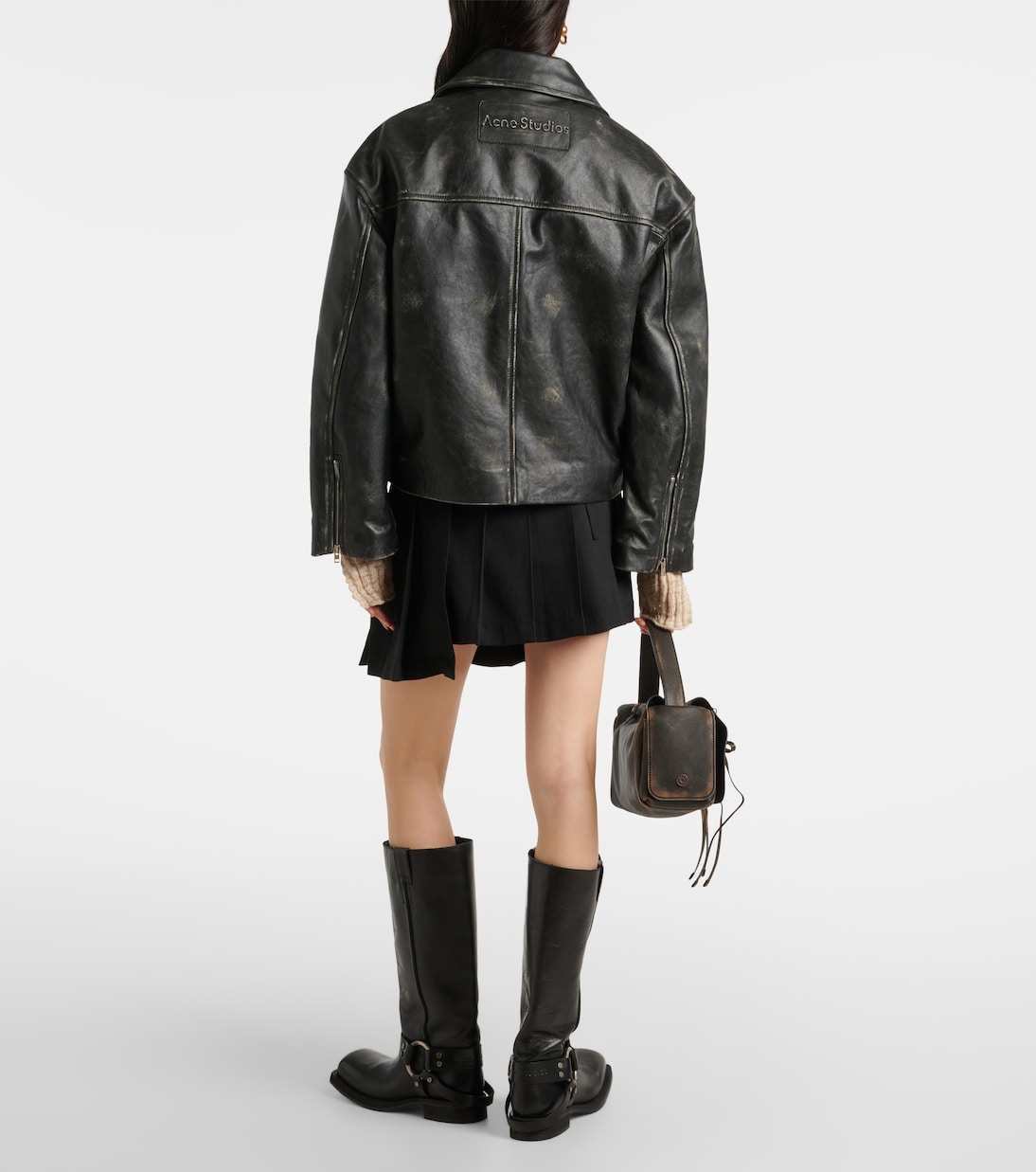 Bikerjacke aus Leder | Acne Studios