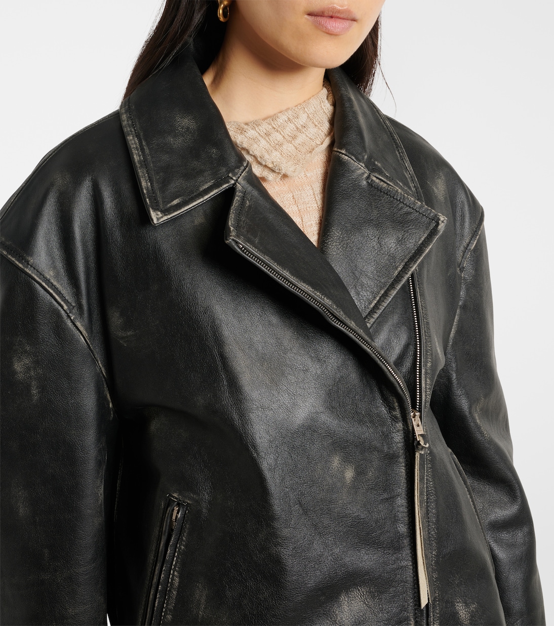 Bikerjacke aus Leder | Acne Studios