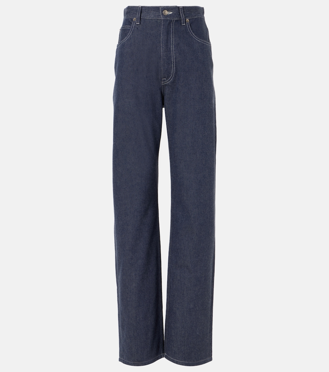 Jean ample Tye à taille haute | Loro Piana
