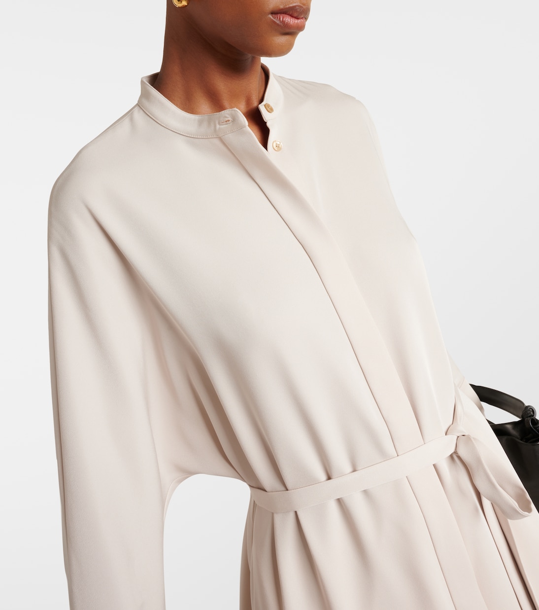 Abito midi Dana in cady con cintura | Joseph