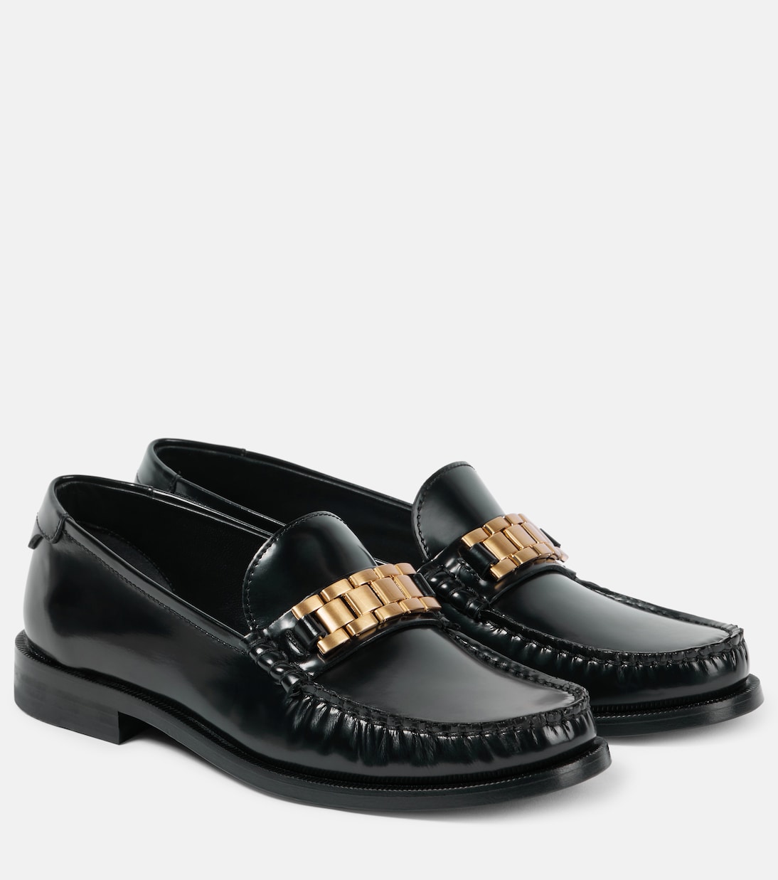 Mocassins Chain en cuir | Victoria Beckham