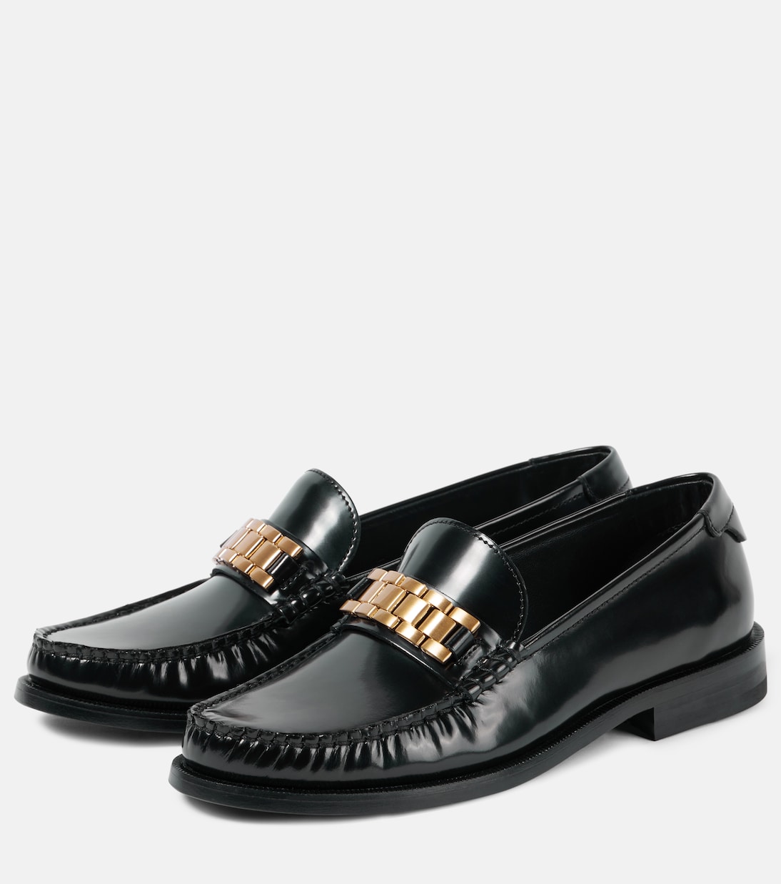 Mocassins Chain en cuir | Victoria Beckham