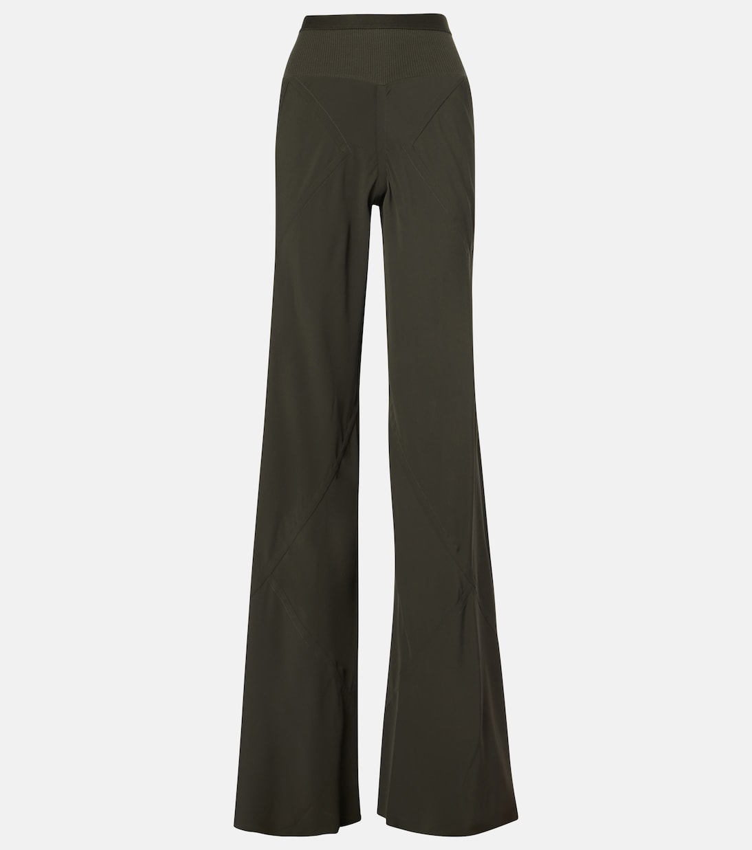Pantalones anchos Bias de tiro alto | Rick Owens