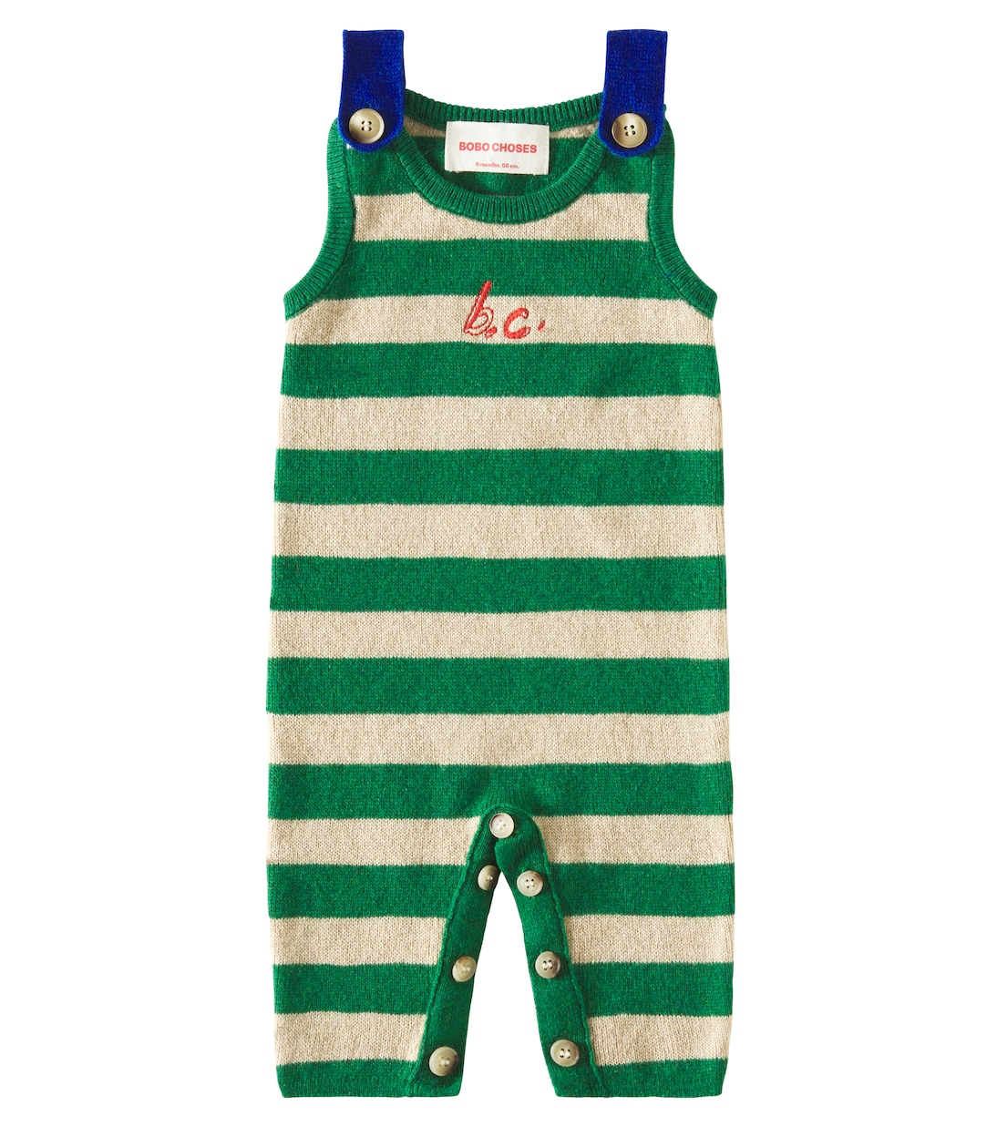 Baby - Salopette BC in maglia a righe | Bobo Choses