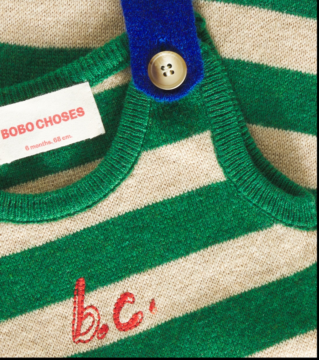 Baby - Salopette BC in maglia a righe | Bobo Choses