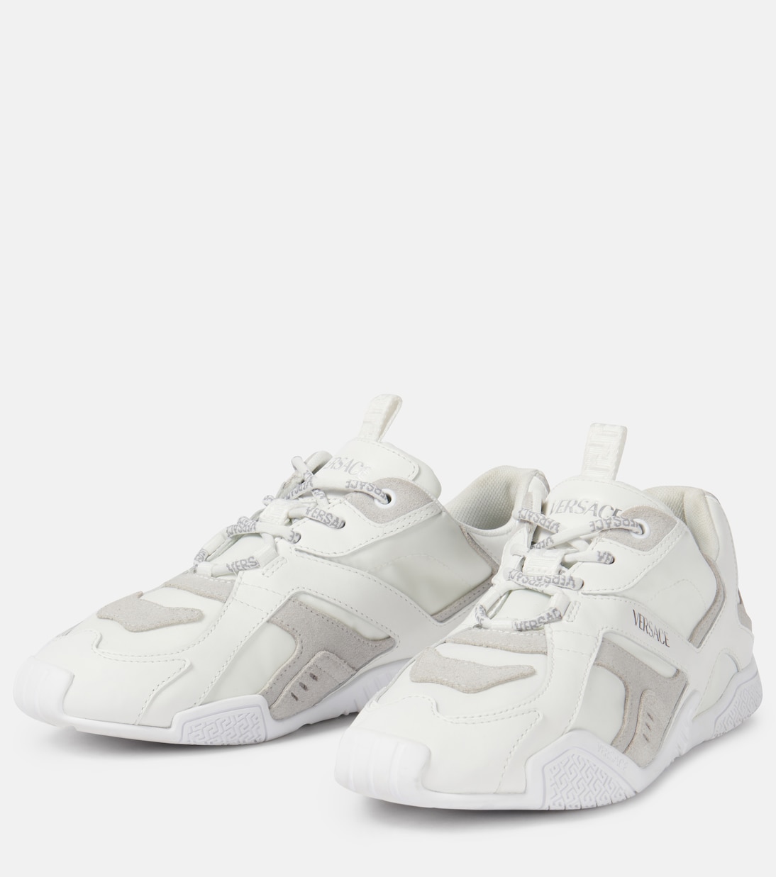 Sneakers Galaxia in pelle e suede | Versace
