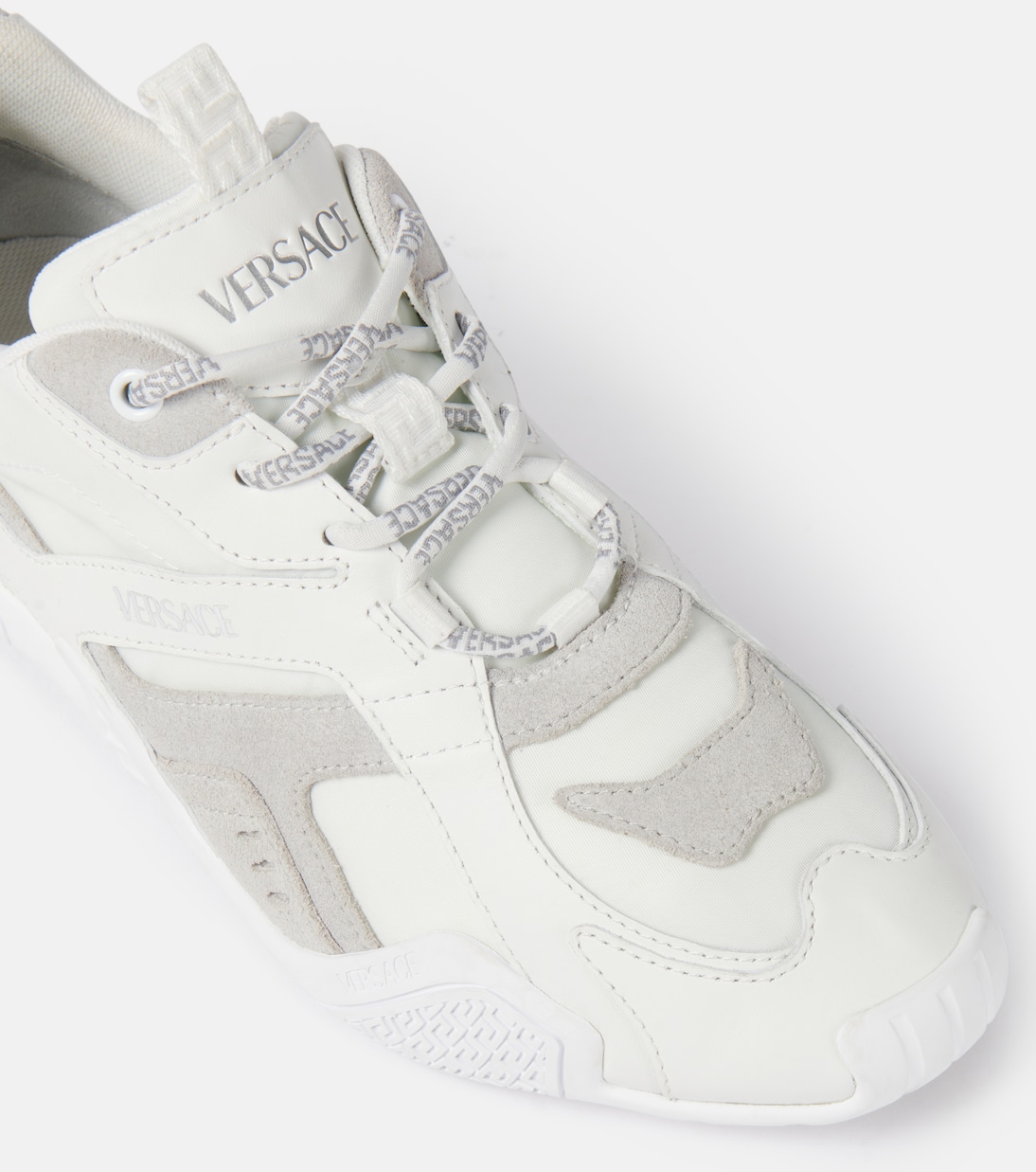 Sneakers Galaxia in pelle e suede | Versace