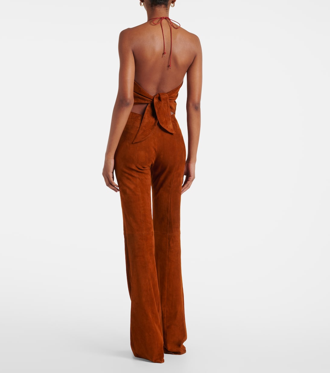 Pantaloni flared Gege in suede | Stouls