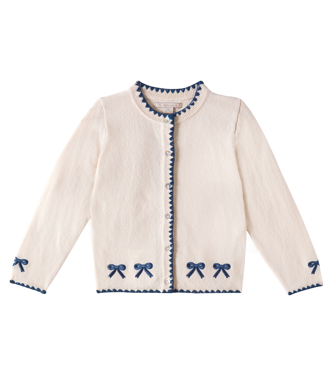 Cardigan Collette in lana con ricami | Konges Sløjd