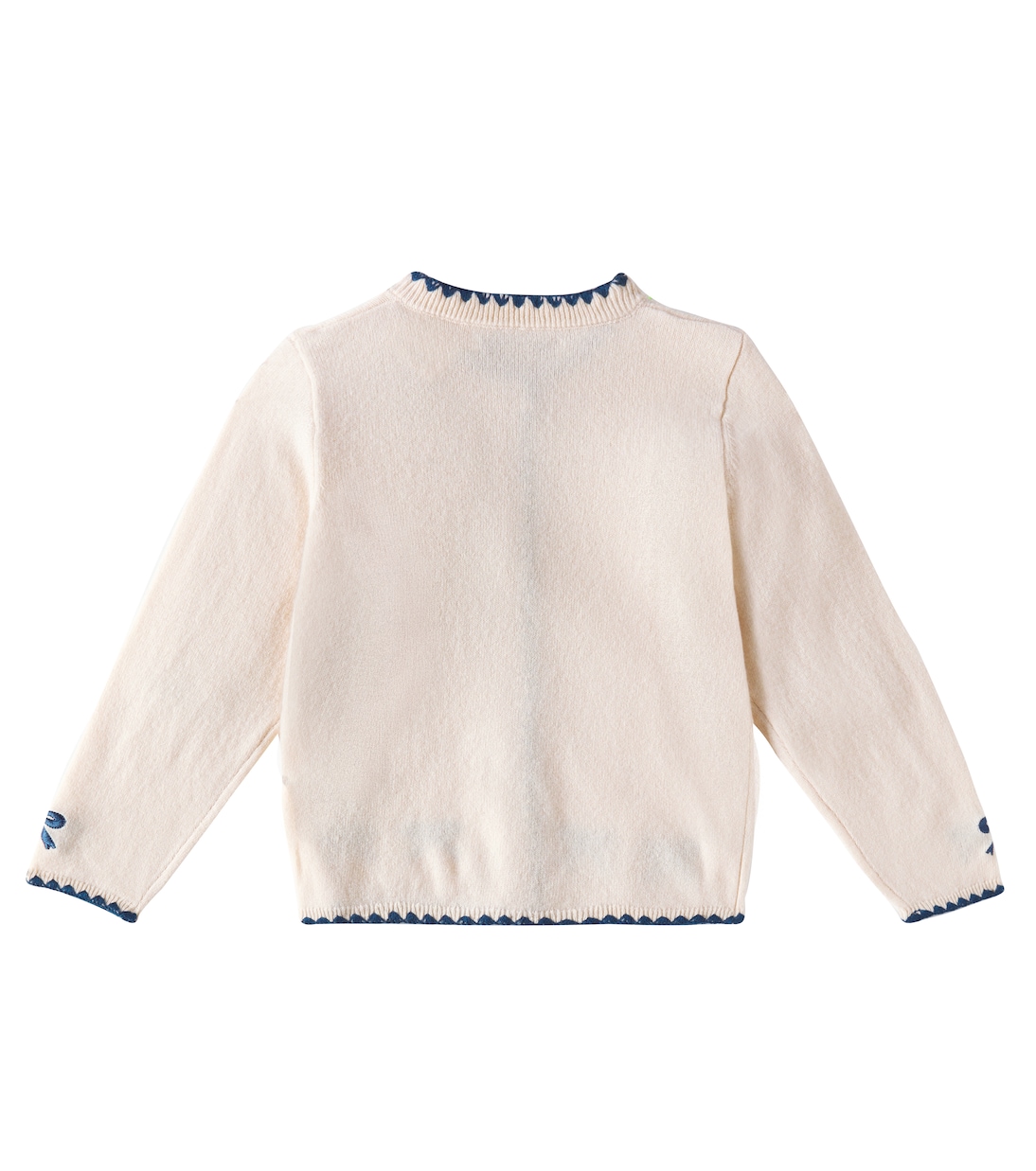 Cardigan Collette in lana con ricami | Konges Sløjd