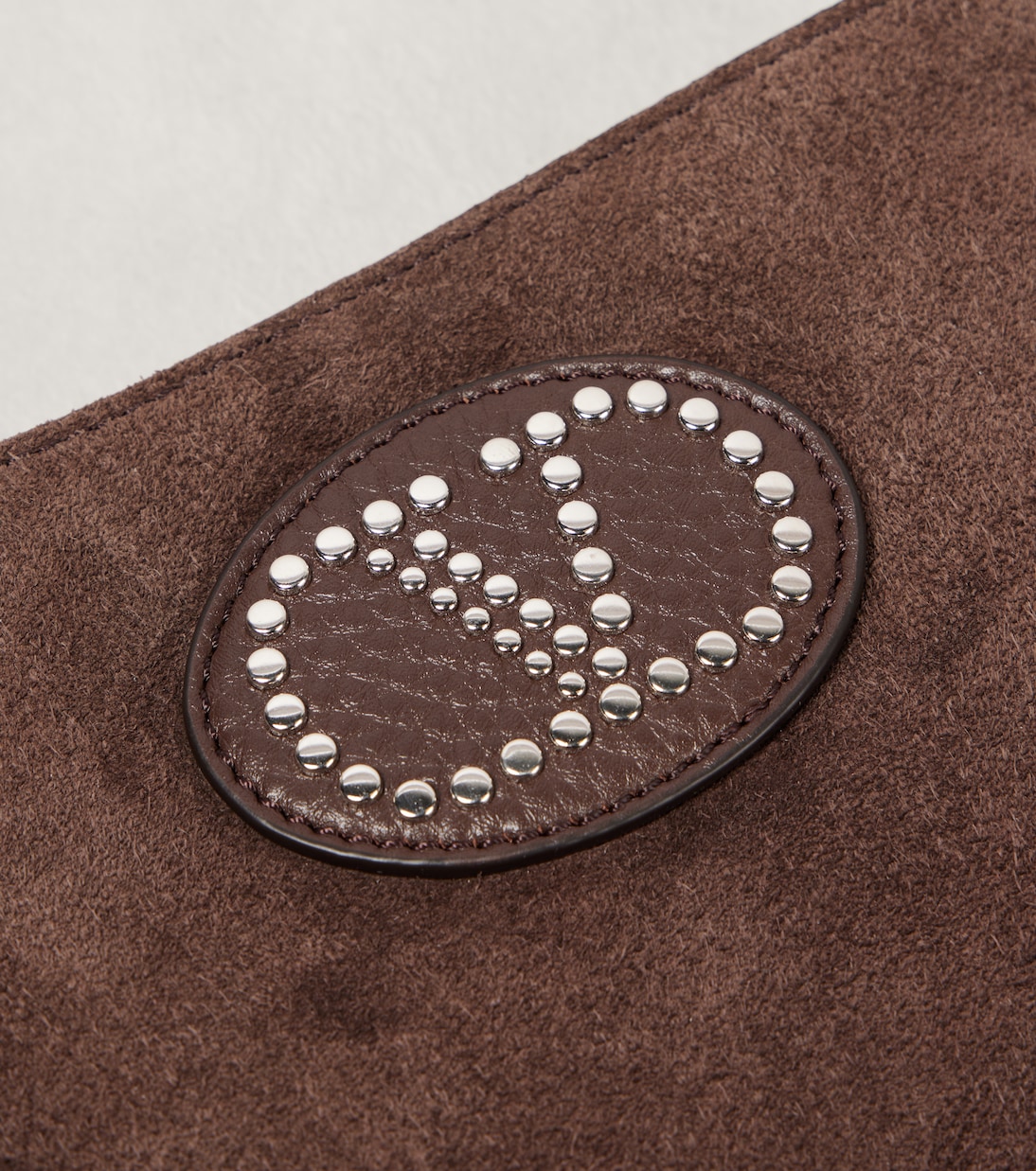 Borsa a tracolla Nellcôte in suede | Valentino Garavani