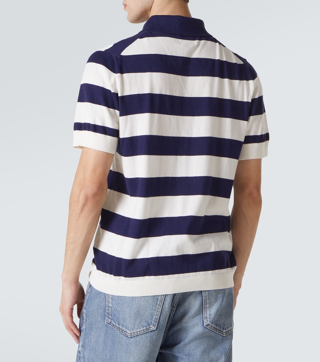 Polo en coton, soie et cachemire | Allude