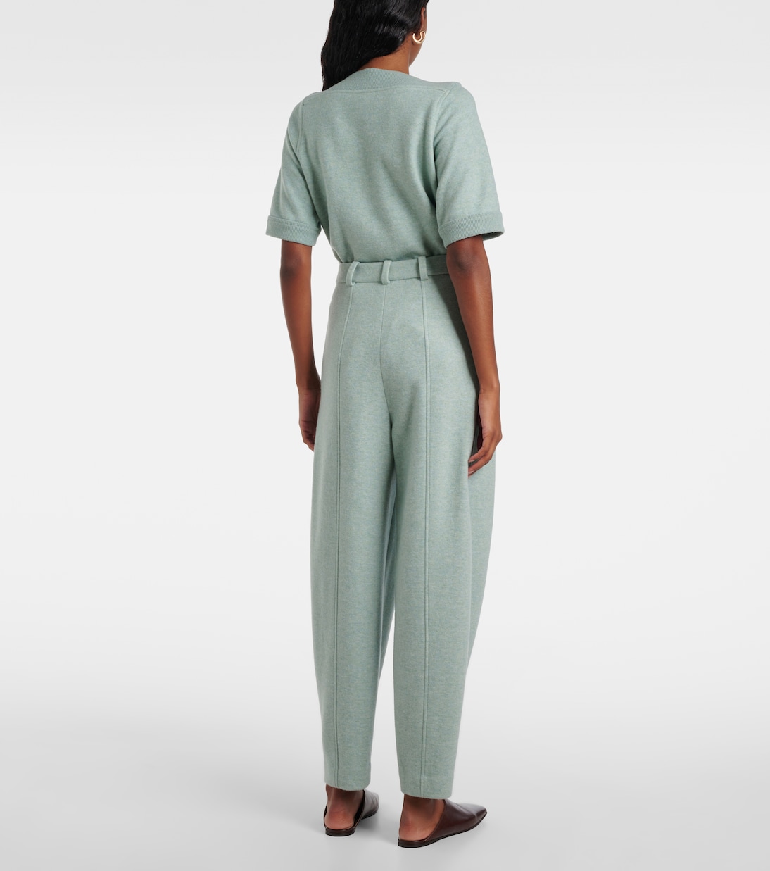 Pantalones tapered de mezcla de cachemir | Loro Piana