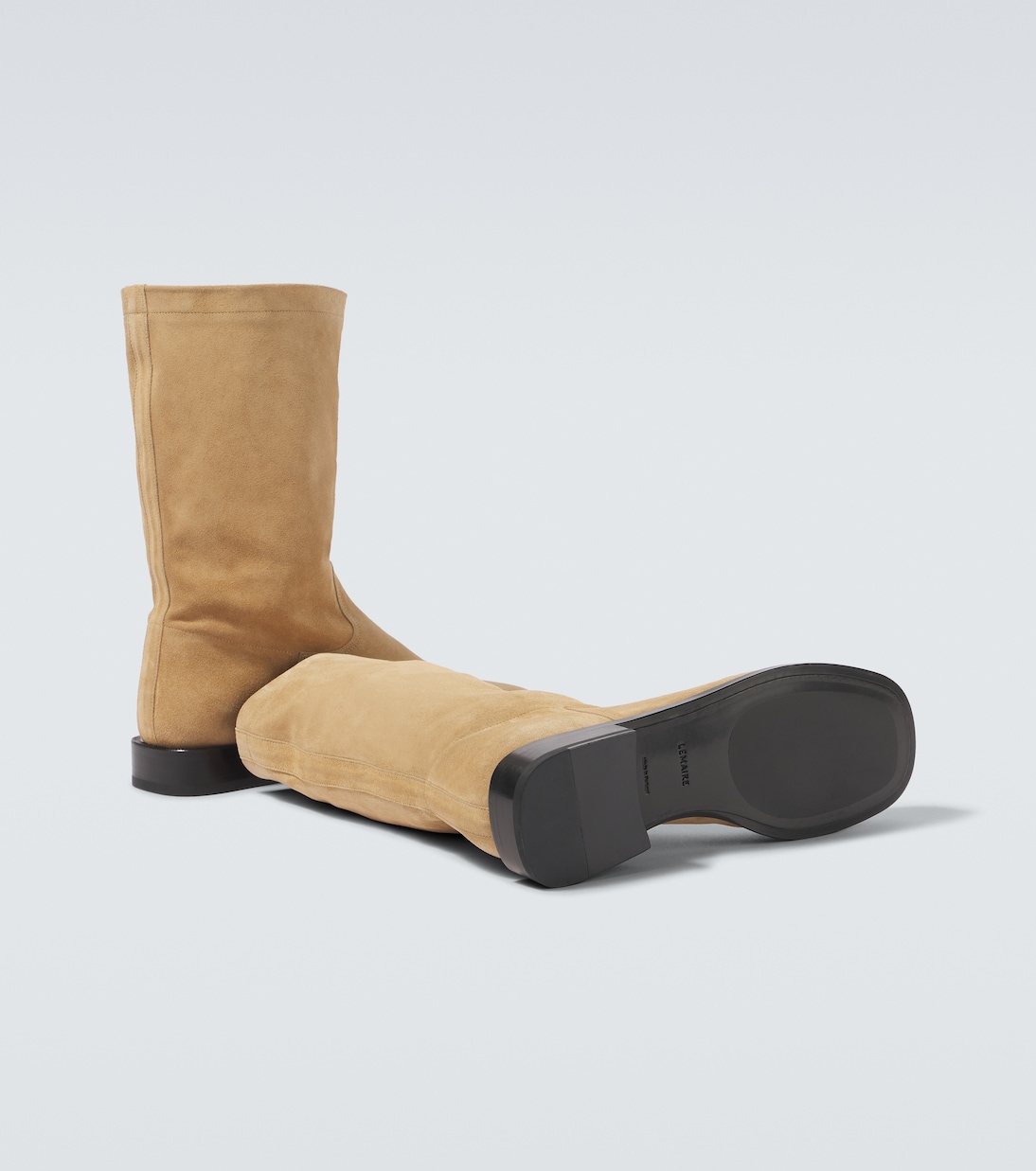 Soft Workwear suede ankle boots | Lemaire