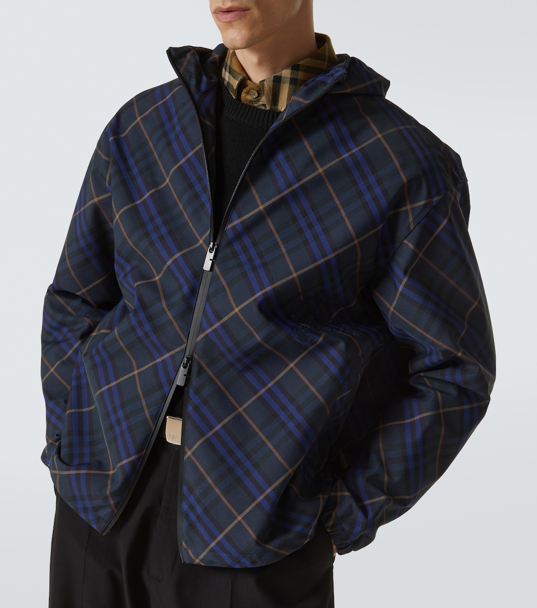 Checked windbreaker jacket | Burberry