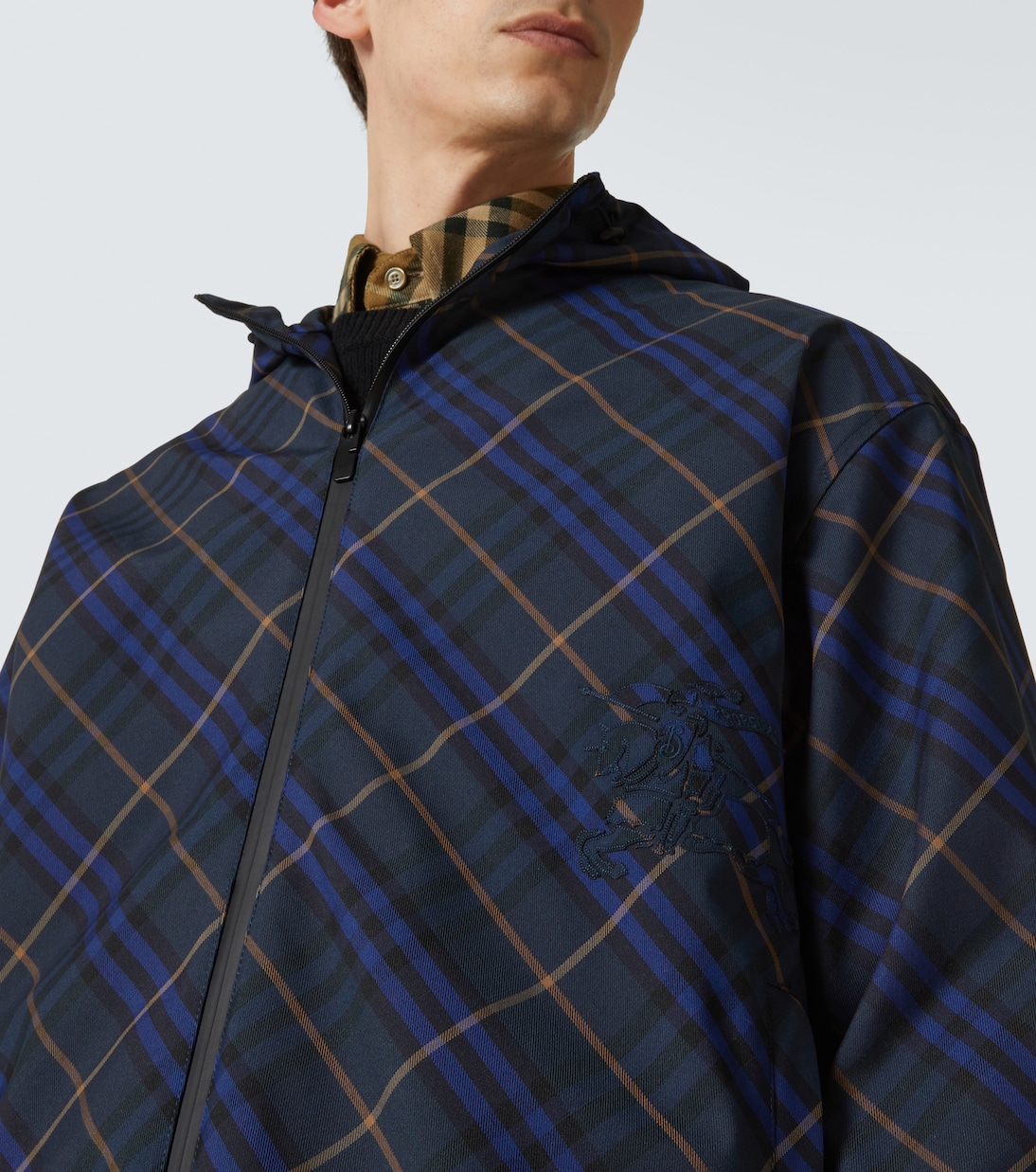 Checked windbreaker jacket | Burberry