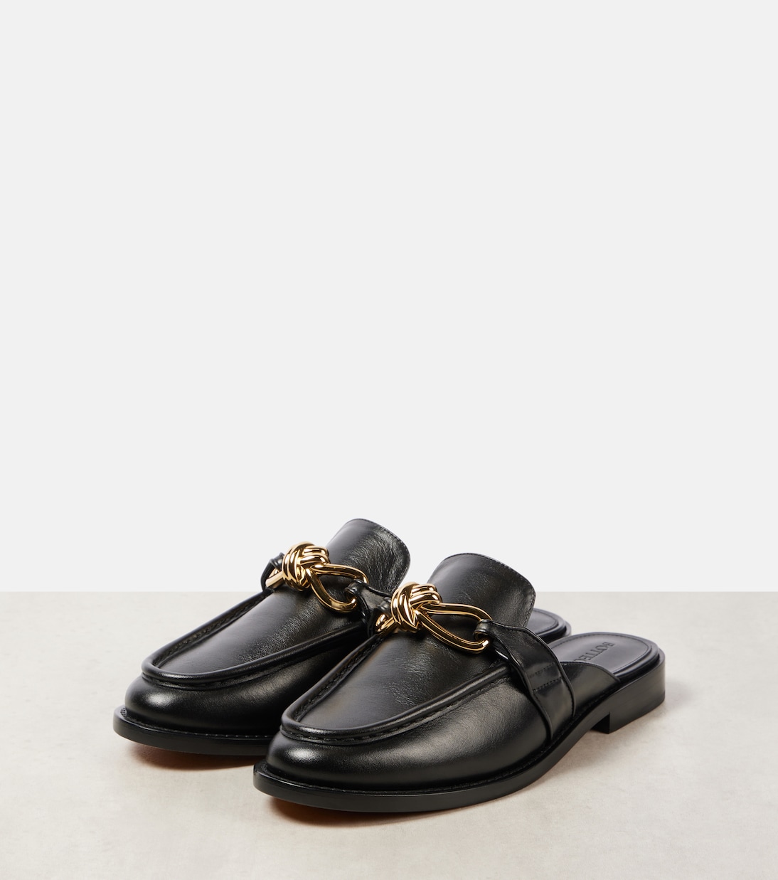 Mules Astaire Knot en cuir | Bottega Veneta