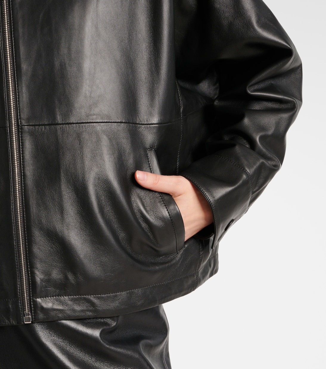 Veste en cuir | Yves Salomon