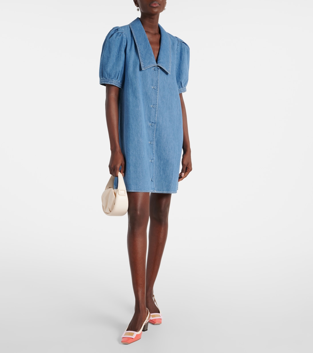 Abito corto di jeans Sailor | Frame