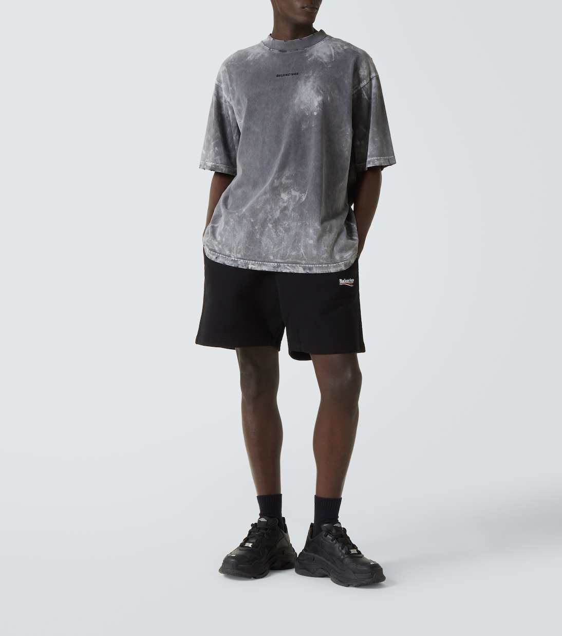 Shorts Political Campaign in cotone | Balenciaga