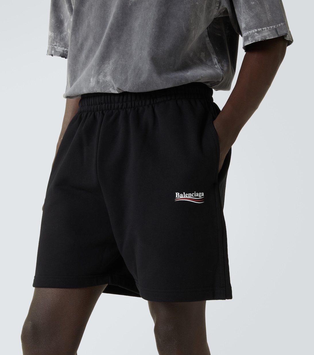 Shorts Political Campaign in cotone | Balenciaga