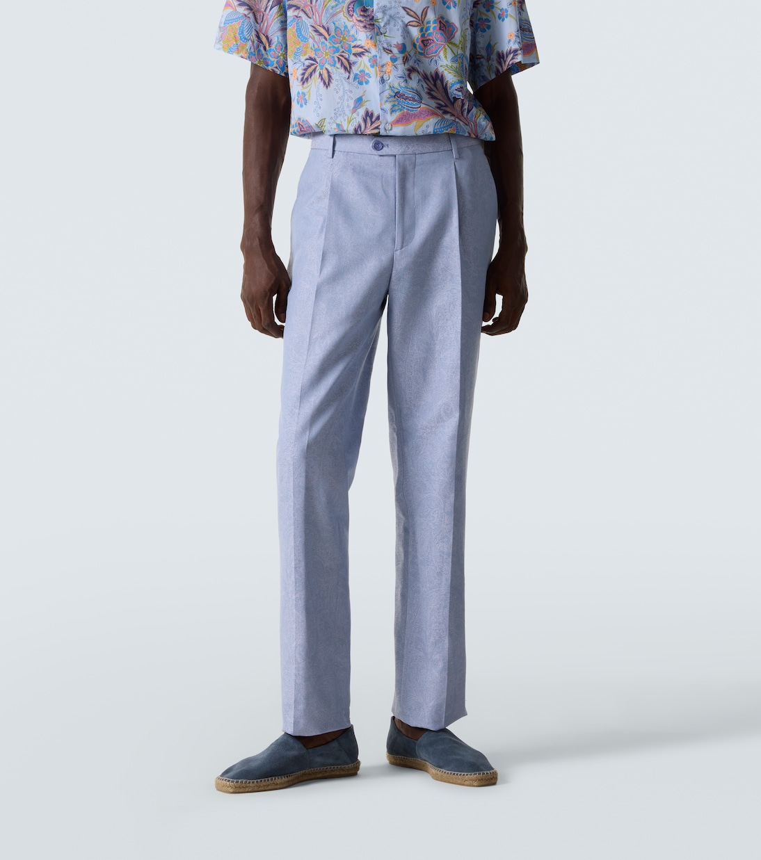 Gerade Hose aus Baumwoll-Jacquard | Etro