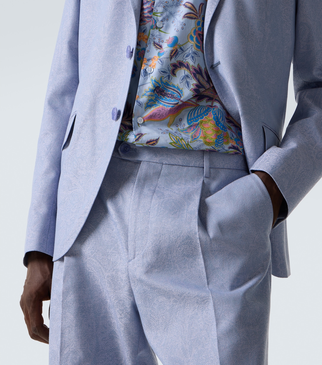 Gerade Hose aus Baumwoll-Jacquard | Etro