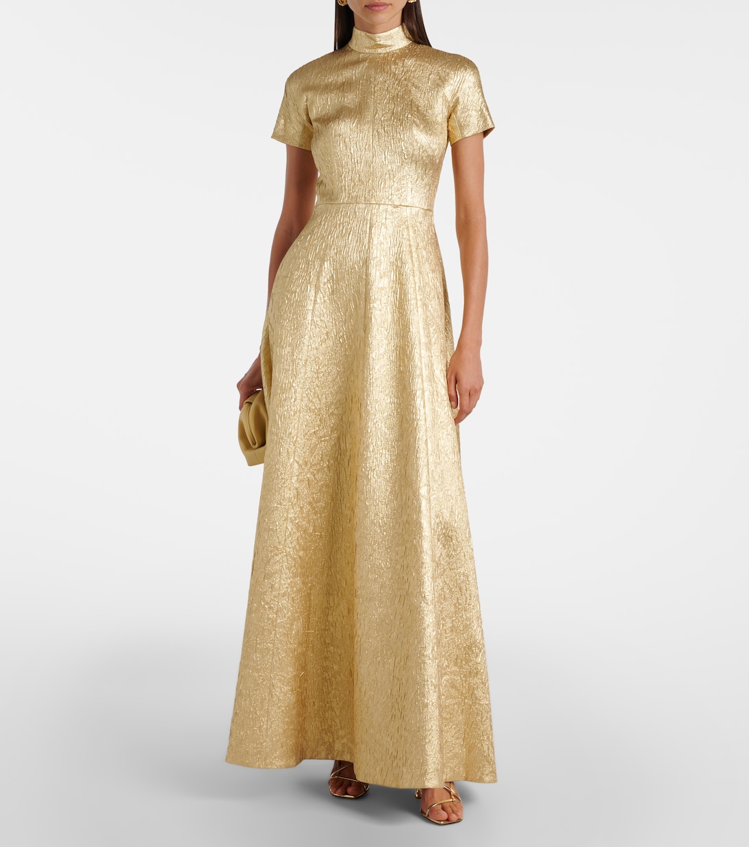 Robe longue Malinda métallisée | Emilia Wickstead