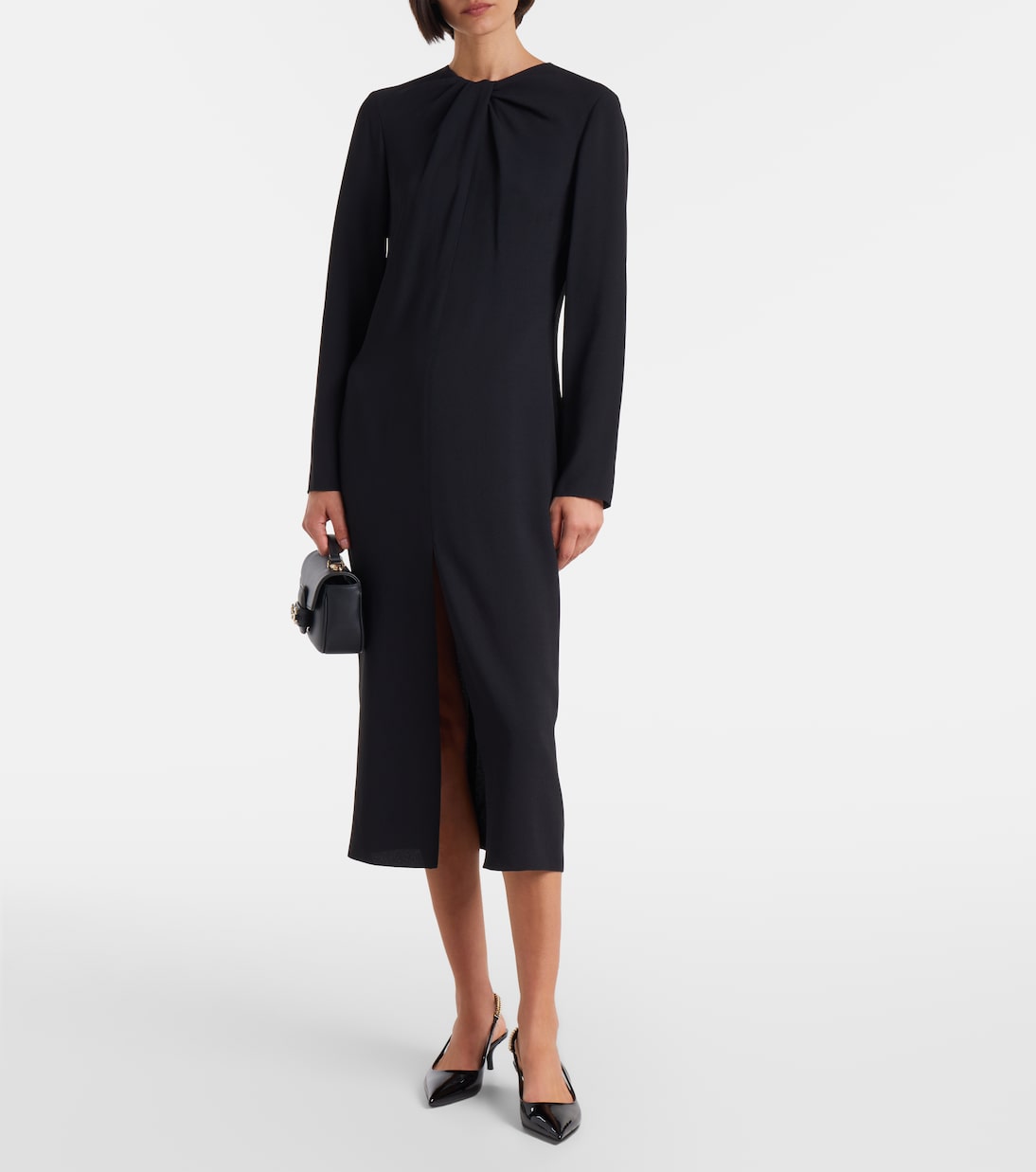 Gathered midi dress | Gucci