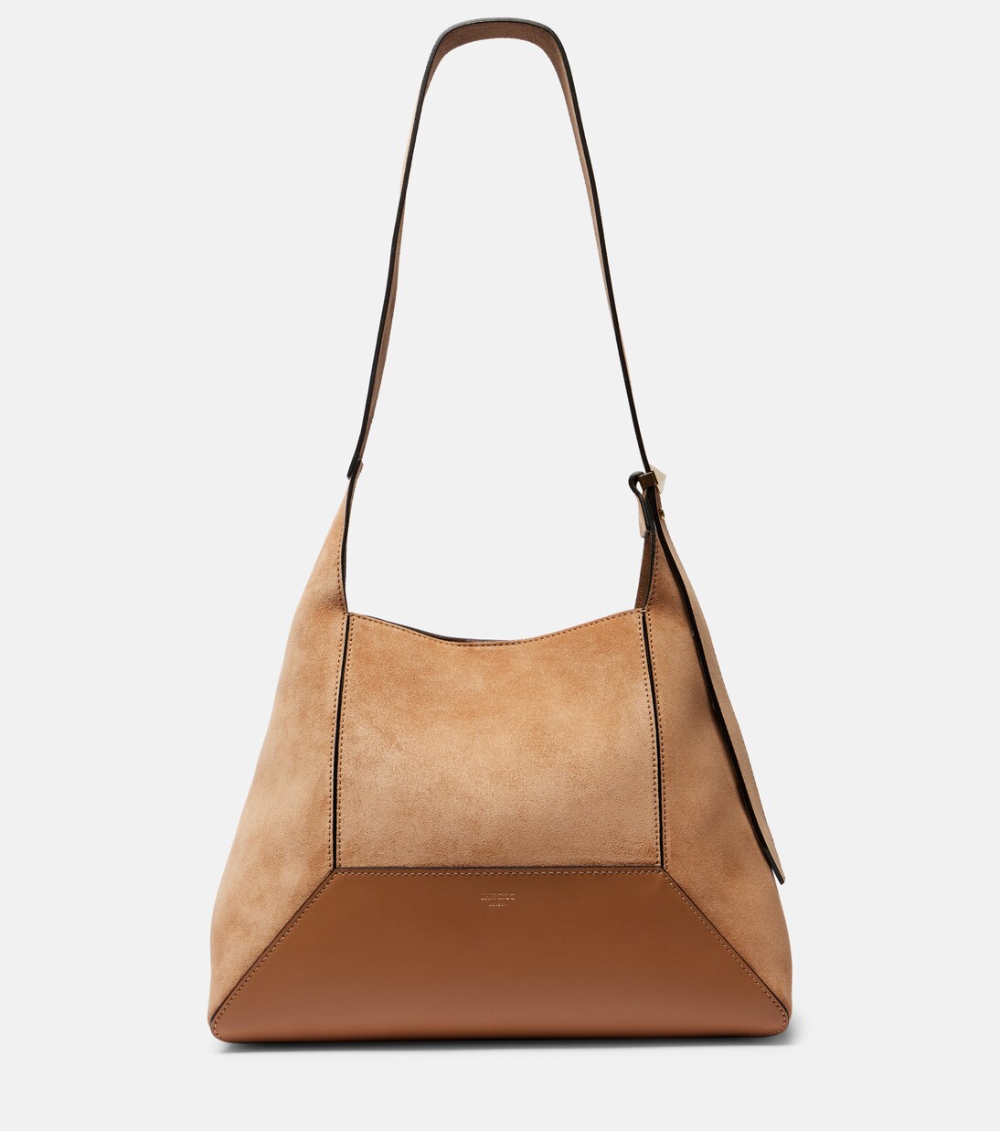 Schultertasche Diamond Medium aus Veloursleder | Jimmy Choo