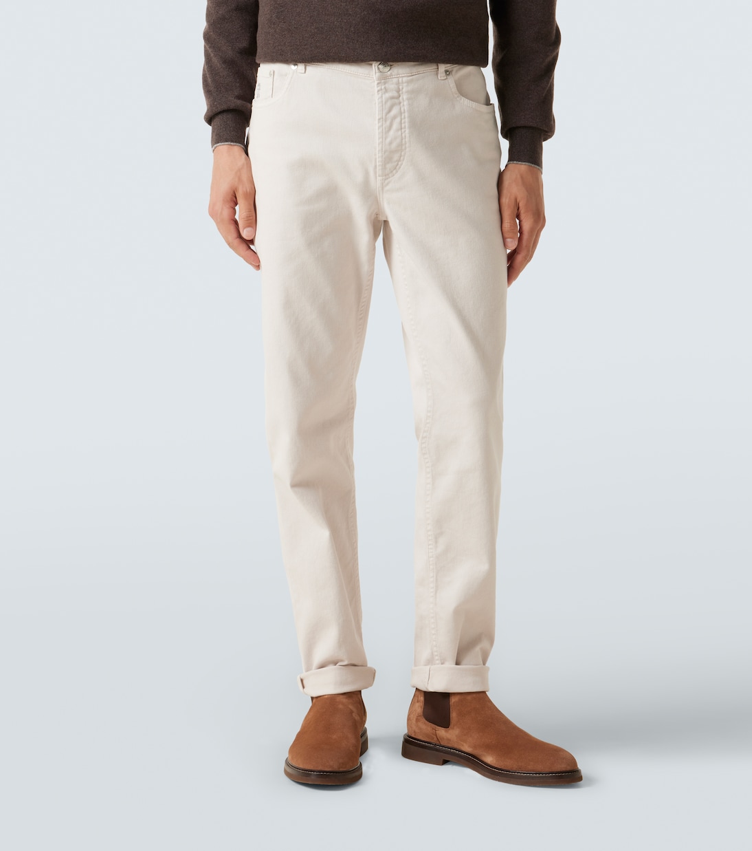 Mid-Rise Slim Jeans | Brunello Cucinelli
