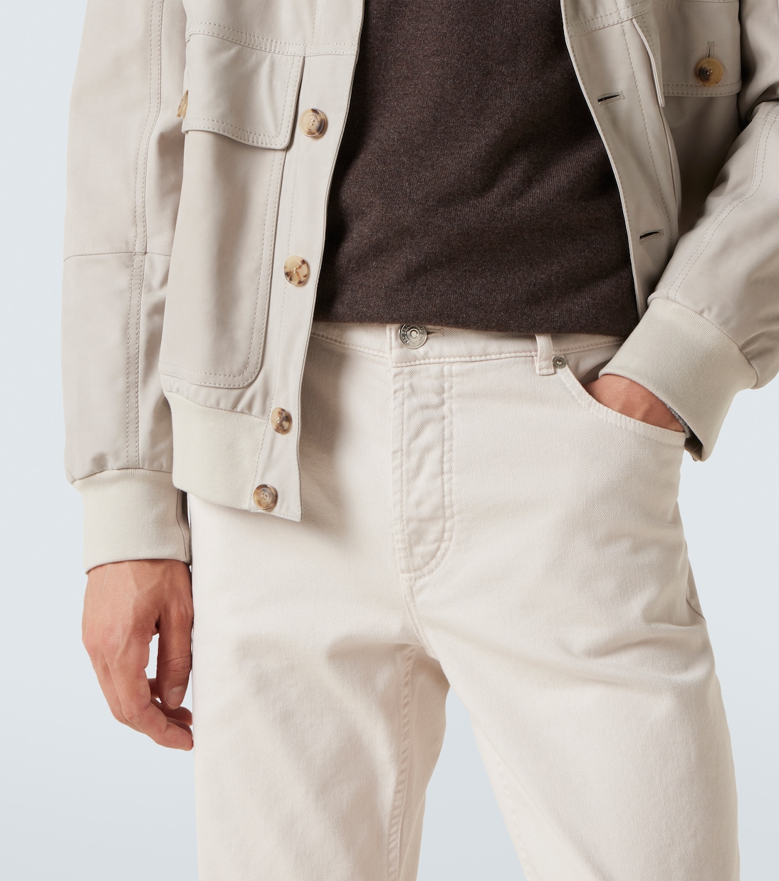 Mid-Rise Slim Jeans | Brunello Cucinelli
