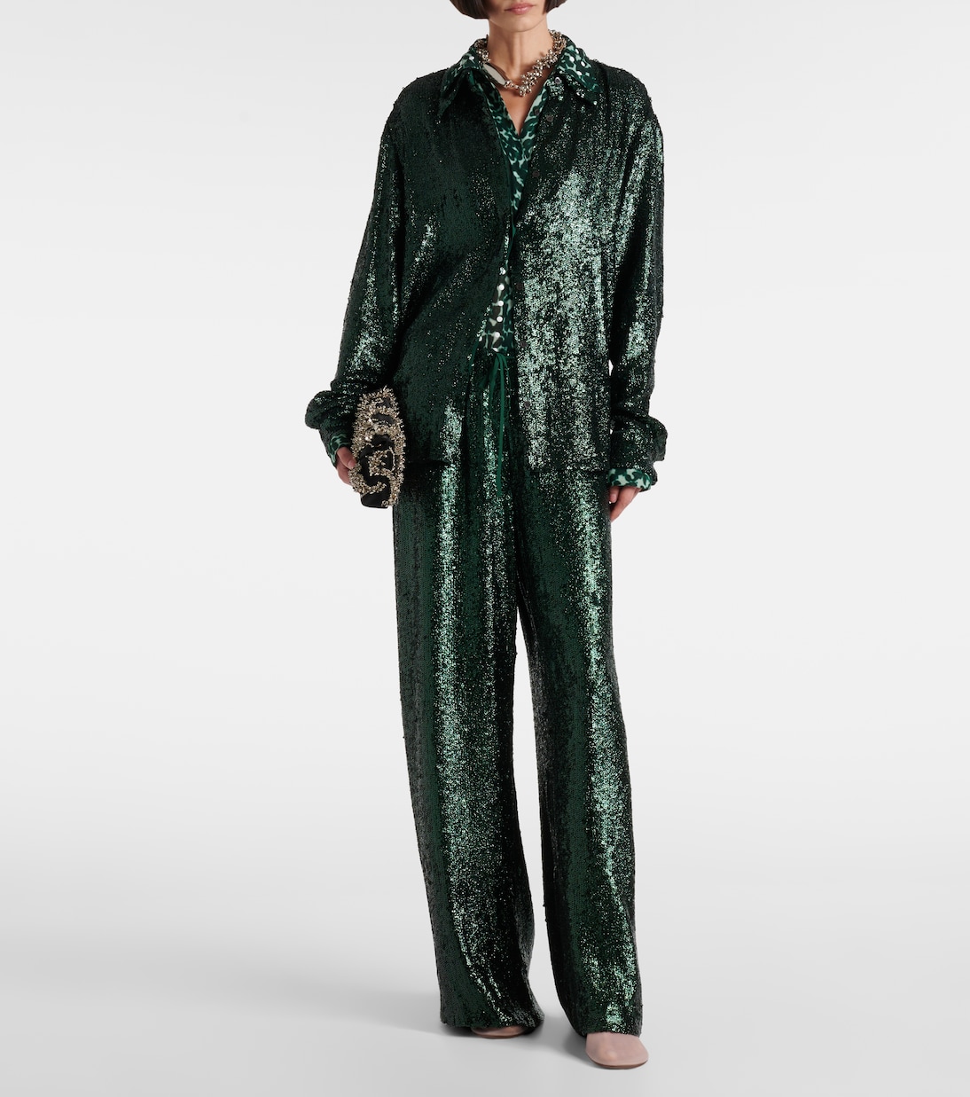 Camicia con paillettes | Dries Van Noten