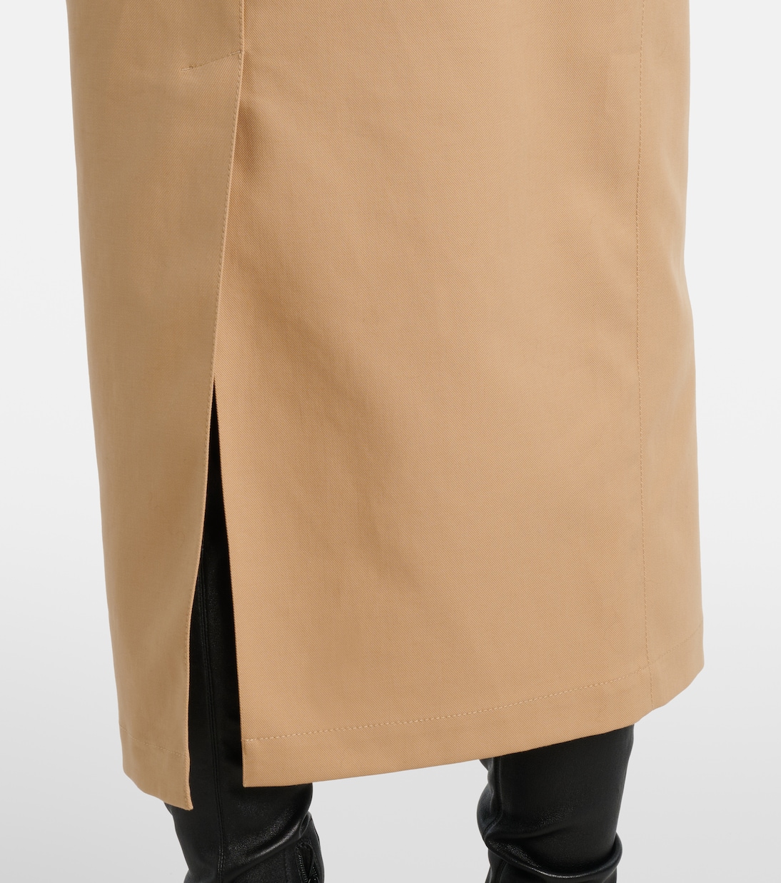 High-rise cotton midi skirt | Wardrobe.NYC