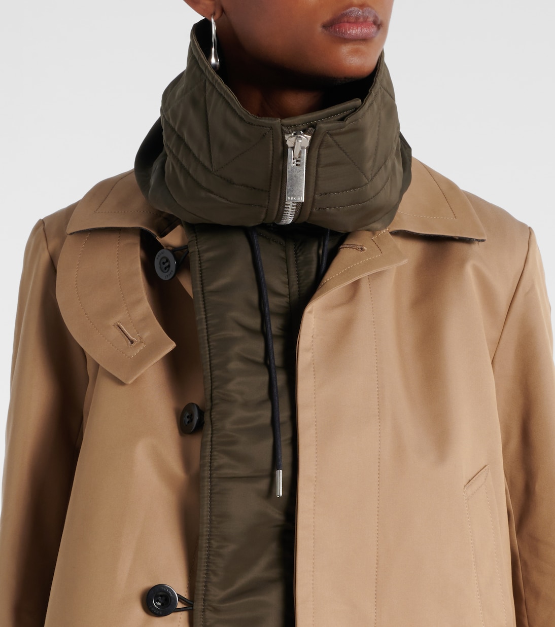 Chaqueta en mezcla de algodón | Sacai