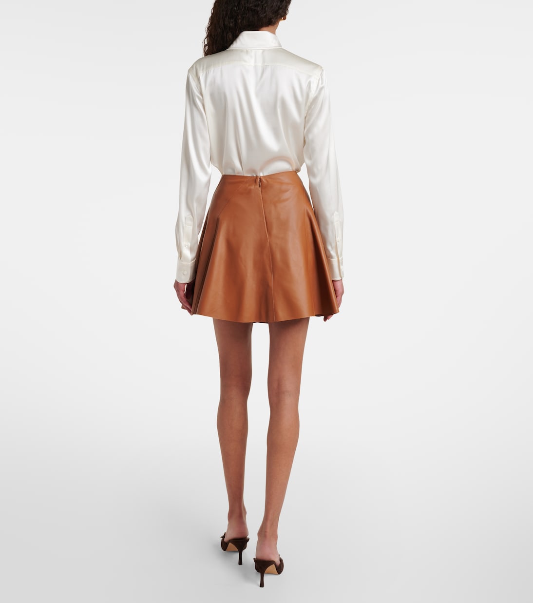 Leather miniskirt | Ralph Lauren Collection