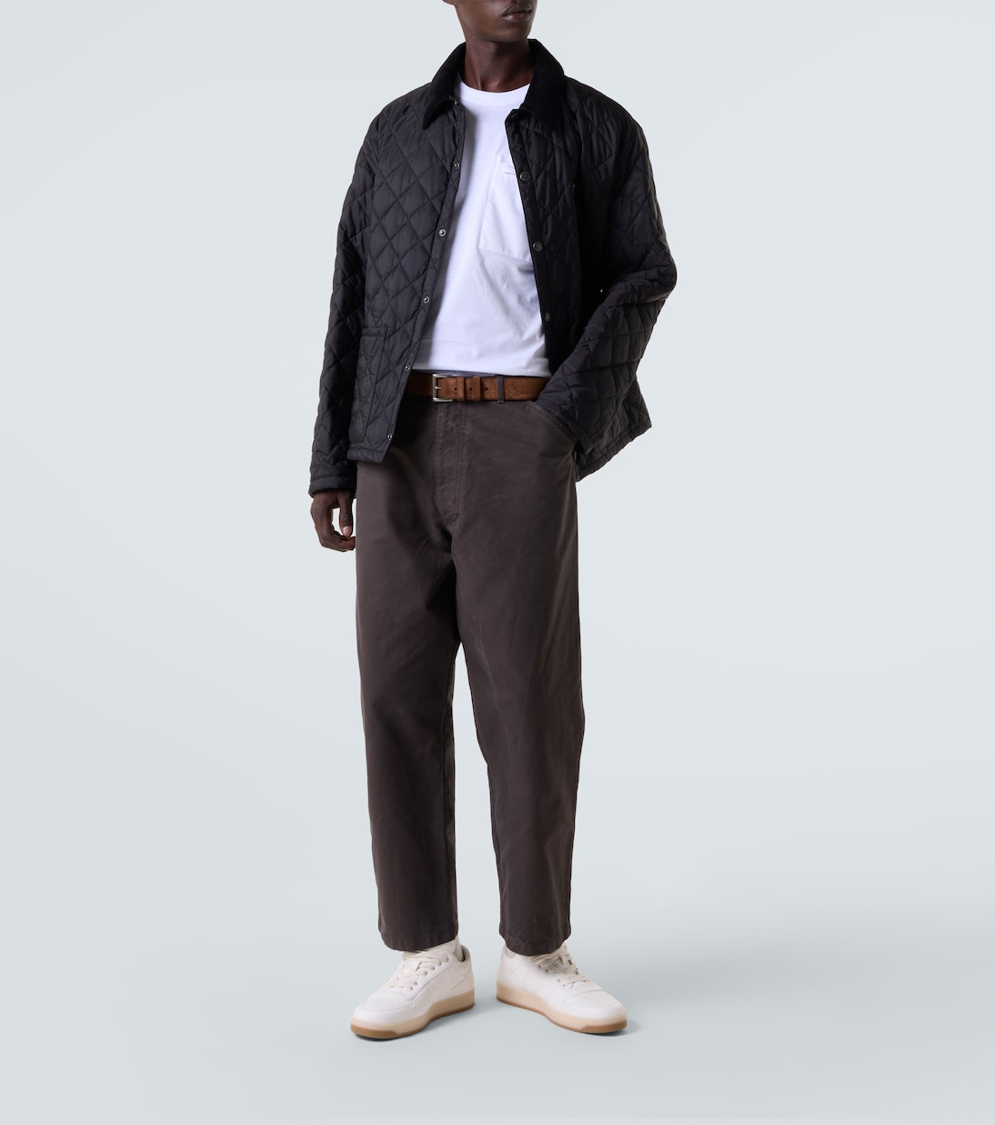 Sneakers Downtown aus Leder | Prada