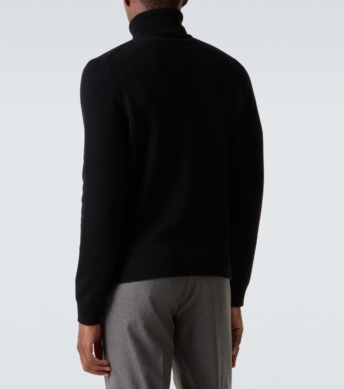 Embroidered cashmere turtleneck sweater | Ralph Lauren Purple Label