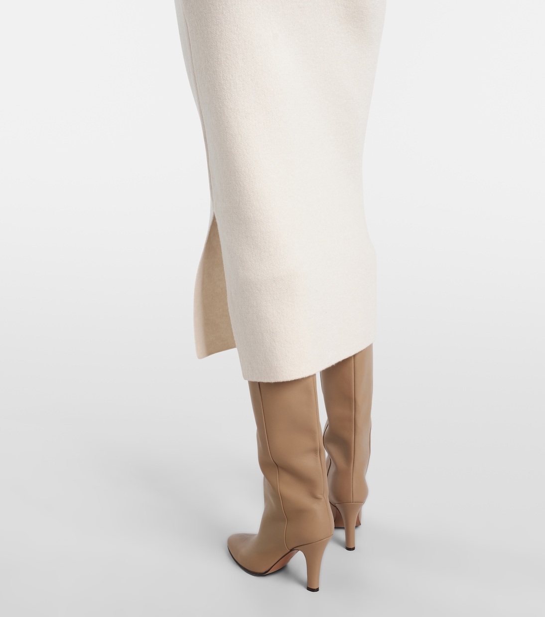 Wool and cashmere midi skirt | Jardin des Orangers