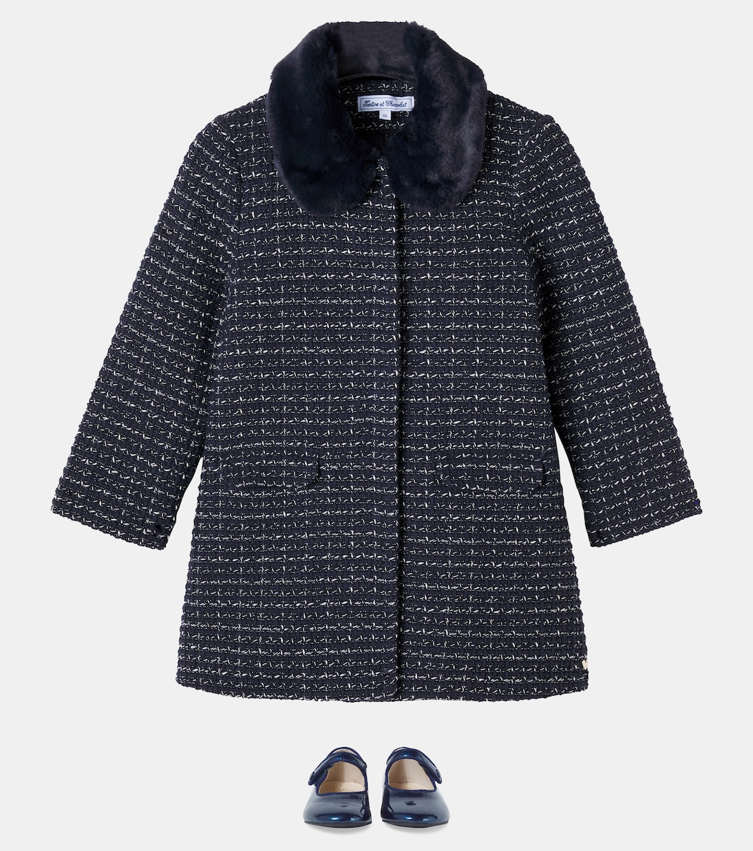 Ballerine Daisy Baby in pelle metallizzata | Pom d'Api