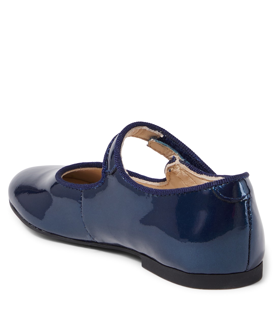 Daisy Baby metallic leather Mary Jane flats | Pom d'Api