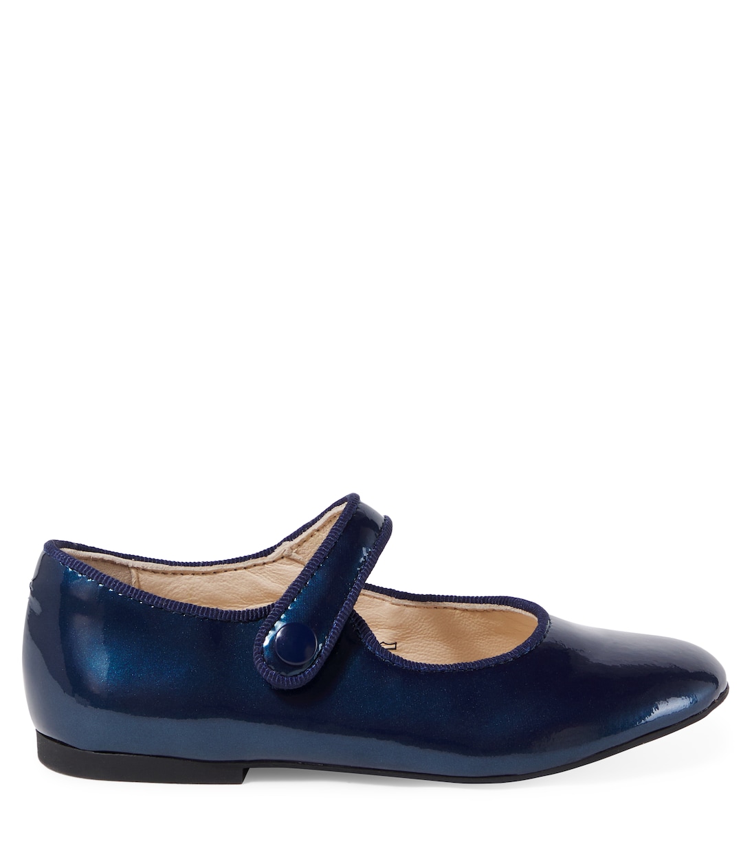 Daisy Baby metallic leather Mary Jane flats | Pom d'Api