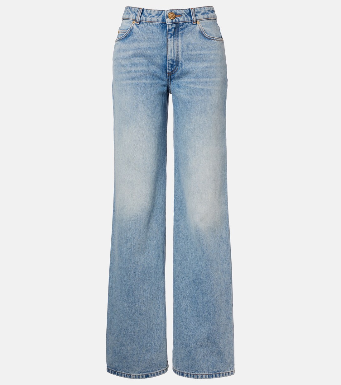 Mid-rise wide-leg jeans | Balmain